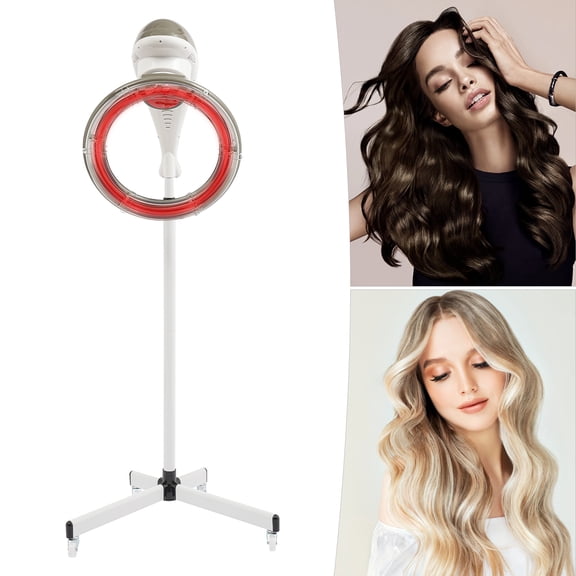 HOHOBLA Professional Infrared Hair Color Processor Perm Styling Hair Processor Stand Salon Hair Dryer with Wheels 950W