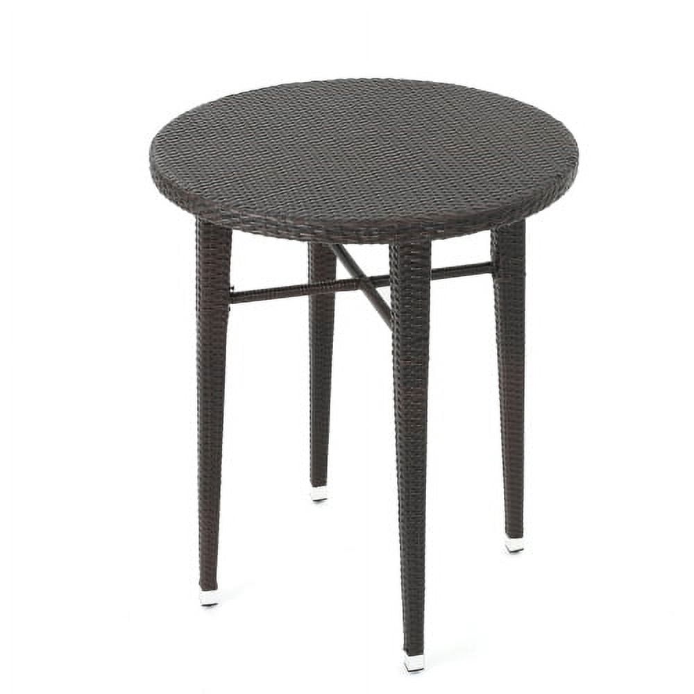 Tall Rattan Table HOHXFYP 41in Height Rattan Bar Counter, Rattan Round Bar Table, All ...