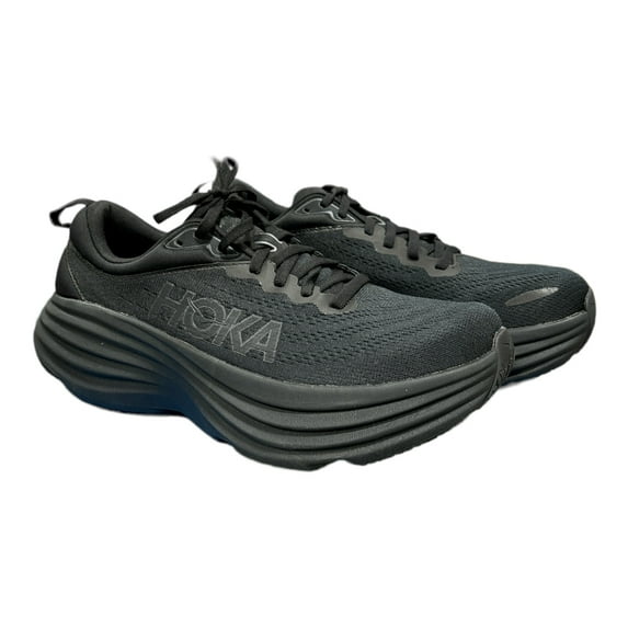 HOKA Bondi 8 Mens Shoes Size 7.5, Color: Black/Black