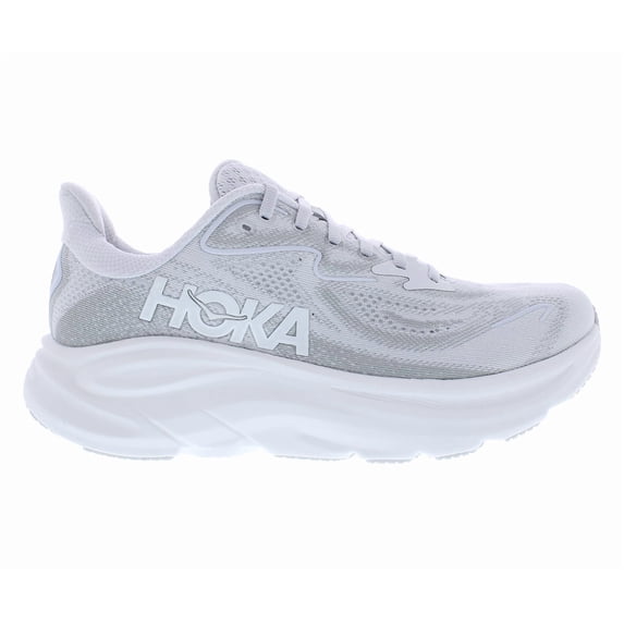 HOKA Clifton 10 Womens Shoes Size 8, Color: Cosmic Grey/Stardust
