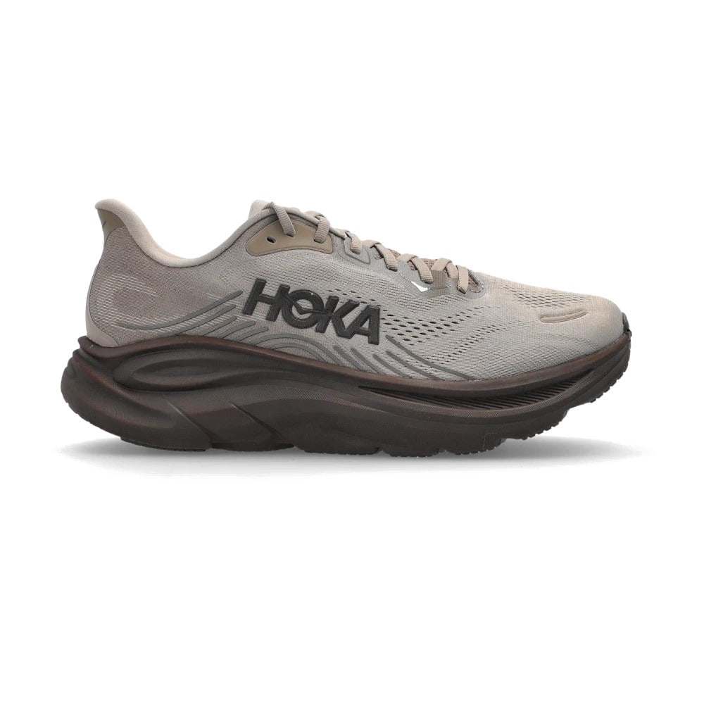HOKA Clifton 11 Running Shoes in Boulder Grey/Pebble Grey | Men - 10.5 ...