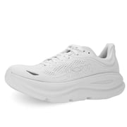 Hoka Womens Bondi 9 Sneaker, White/White, 9