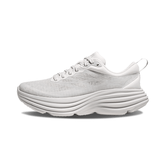 HOKA MENS BONDI 8 TS CAGED "WHITE / COSMIC GREY" 1155391 WMC 1155391 WMC from Stadium Goods