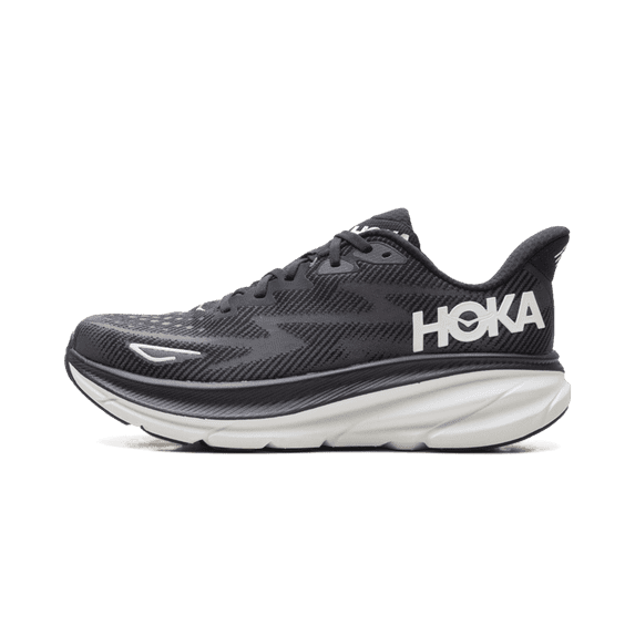 HOKA MENS Clifton 9 "Black / White" 1127895 BWHT 1127895 BWHT from Stadium Goods