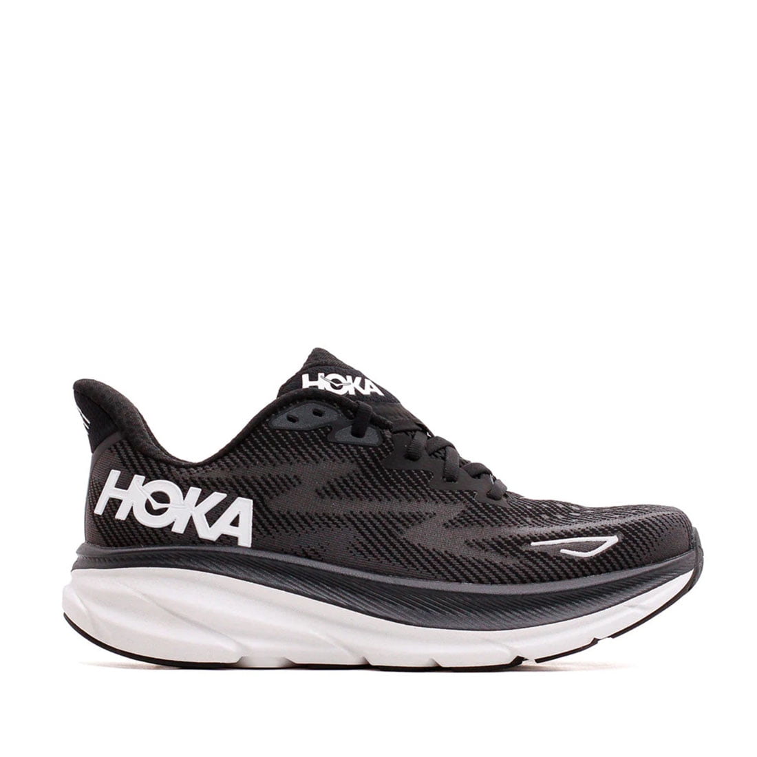 hoka black and white