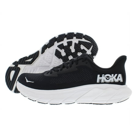 Hoka Men's Arahi 7 Sneaker, Black/White, 9