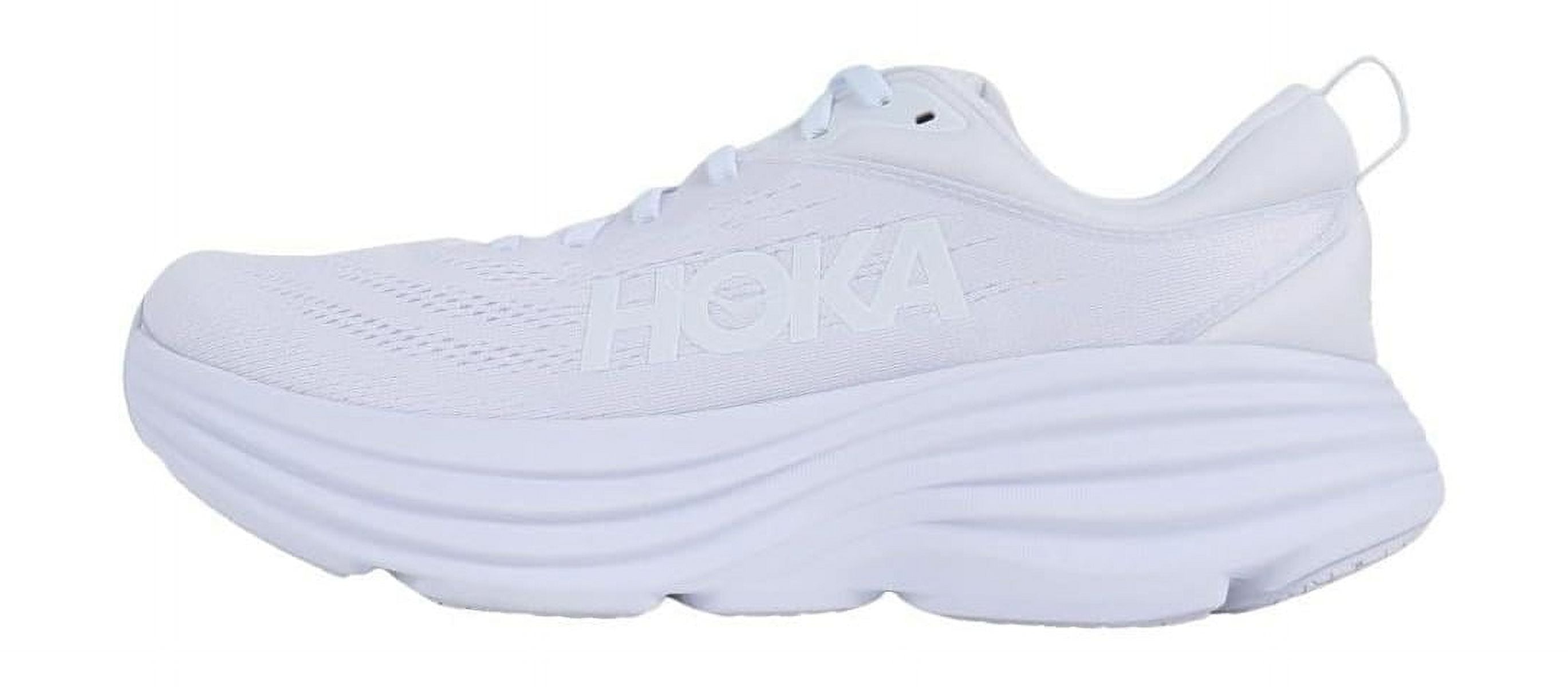 Hoka One Bondi 8 Straßenlaufschuhe für Herren – weiß - Bild 4 von 12