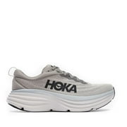 HOKA ONE ONE Bondi 8 Mens Shoes Size 10.5, Color: Sharkskin/Harbor Mist