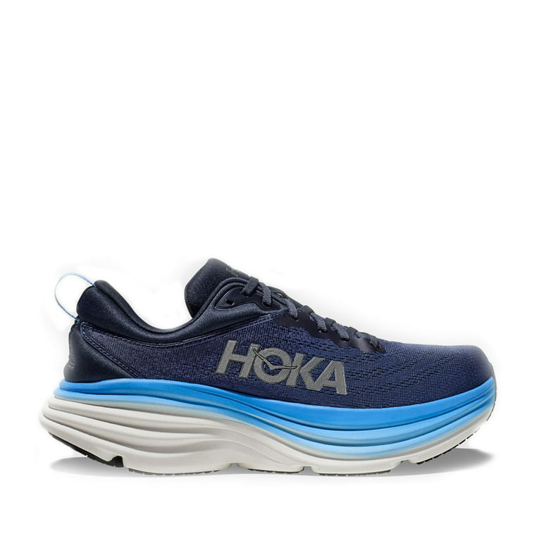 HOKA ONE ONE Bondi 8 Mens Shoes Size 13, Color: Outer Space/All Aboard 