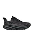thumbnail image 1 of HOKA ONE ONE Clifton 9 Womens Shoes Size 9.5, Color: Black/Black, 1 of 4