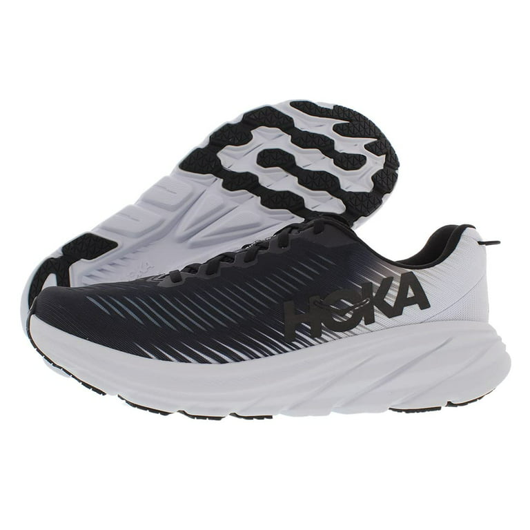 HOKA ONE ONE Rincon 3 Mens Shoes Size 10, Color: Black/White