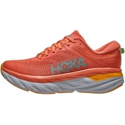 HOKA ONE ONE  Women's Bondi 7 Running Shoe, Camellia/Coastal Shade, 8.5