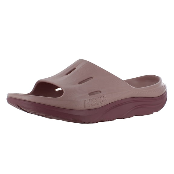 HOKA Ora Recovery Slide 3 Unisex Shoes (Pale Mauve-Wistful Mauve, US Footwear Size System, Adult, Women, Numeric, Medium, 15)