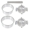thumbnail image 1 of 1 Set Dumpling Tools Dumpling Skin Cutter Molds Dumpling Making Tools (Silver), 1 of 9