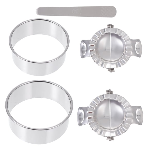 Dumpling Making Kit with Dumpling Skin Cutter and Molds, Complete Set of Dumpling Tools for Easy Homemade Dumpling Preparation