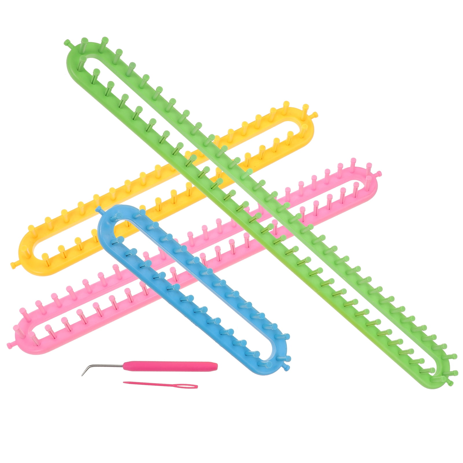 HOKARUA 1 Set of Scarf Hat Weaving Loom Diy Knitting Loom Plastic Sweater Weaving Loom Sweater Knitter