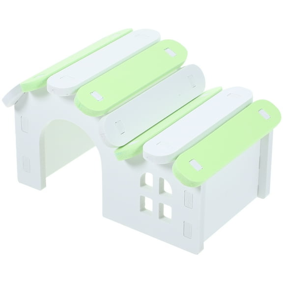 HOKARUA 1 Set of Small Animal Sleeping Nest Wooden Hamster Hideout House Guinea Pig Wood Hut