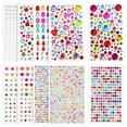 thumbnail image 1 of HOKARUA 10 Sheets Gem Stickers Rhinestone Stickers Glitter Stickers Jewel Stickers Bling Stickers For Kids Crafts, 1 of 6