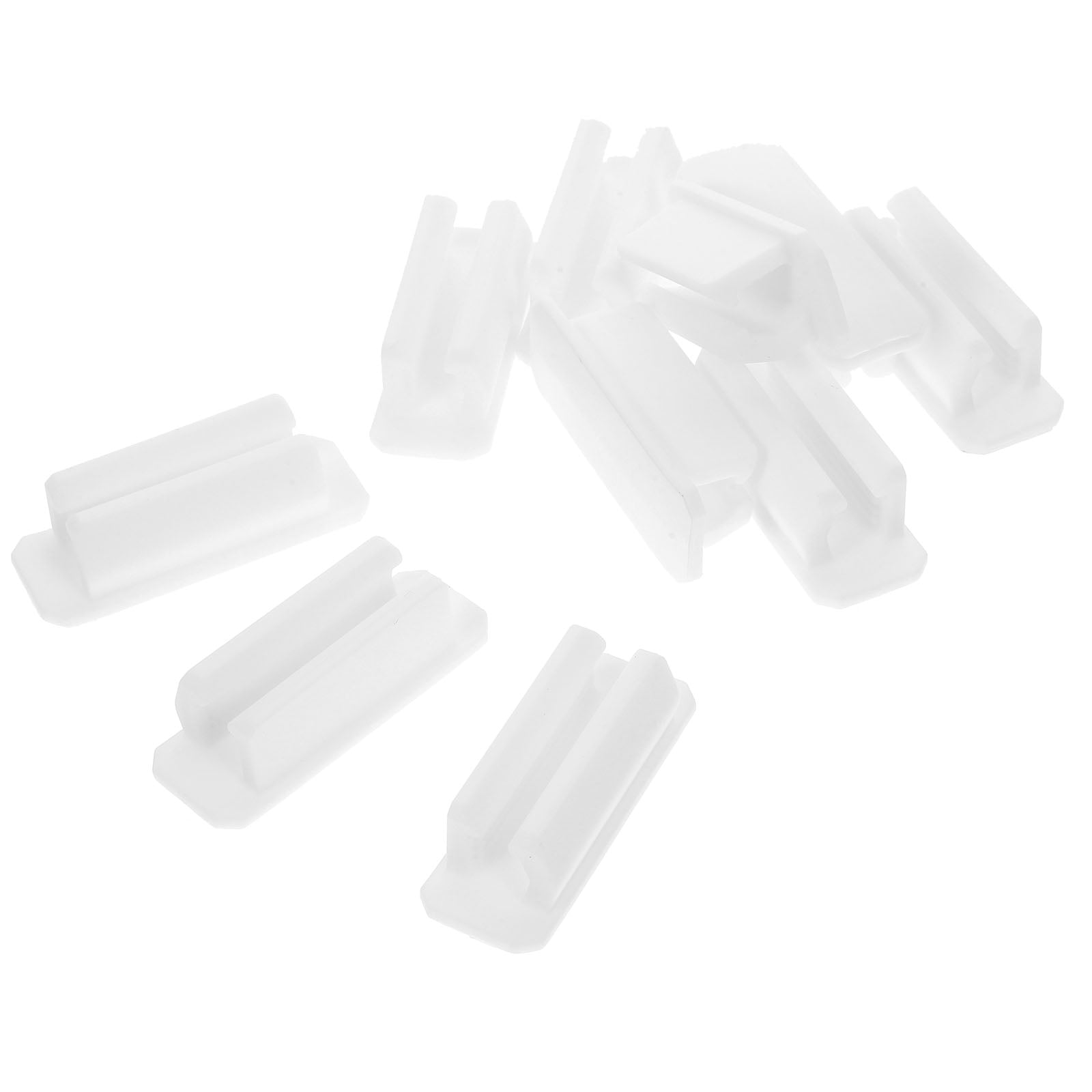 HOKARUA 10Pcs Pen Holders for Desk Adhesive Pen Holder Clip Desktop Pen