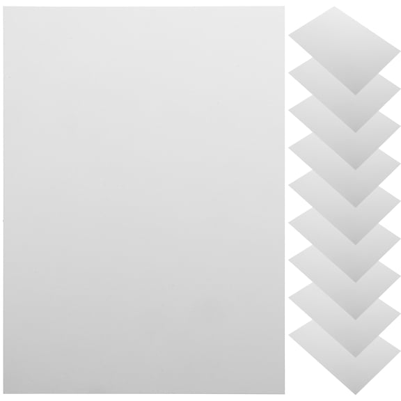 HOKARUA 10pcs Hard Plastic Sheets Plastic Sheeting Thermoplastic Sheet for Projects Display Picture Frame