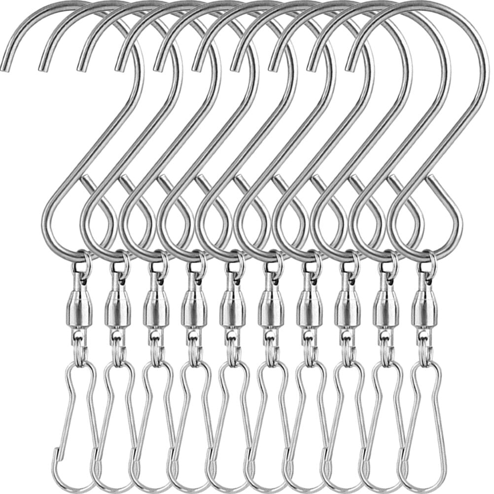 HOKARUA 10pcs Swivel Hooks Rotating Hanging Hooks Stainless Steel ...