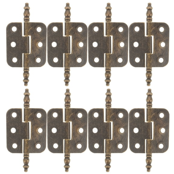 HOKARUA 10pcs Vintage Door Hinges Decorative Hinges Antique Hinges for Cabinet Doors Dresser