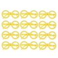 thumbnail image 1 of HOKARUA 12 Pcs Round Eyeglass Frame Candy Color Glasses Frame Unisex No Lens Fashion Eyewear Frame Party Dress up Spectacle Frames for Kids Teens (Yellow), 1 of 10