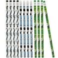 HOKARUA 12pcs Football Themed Drawing Pencils Small Erasable Log Pencils Writing Sports Pencils