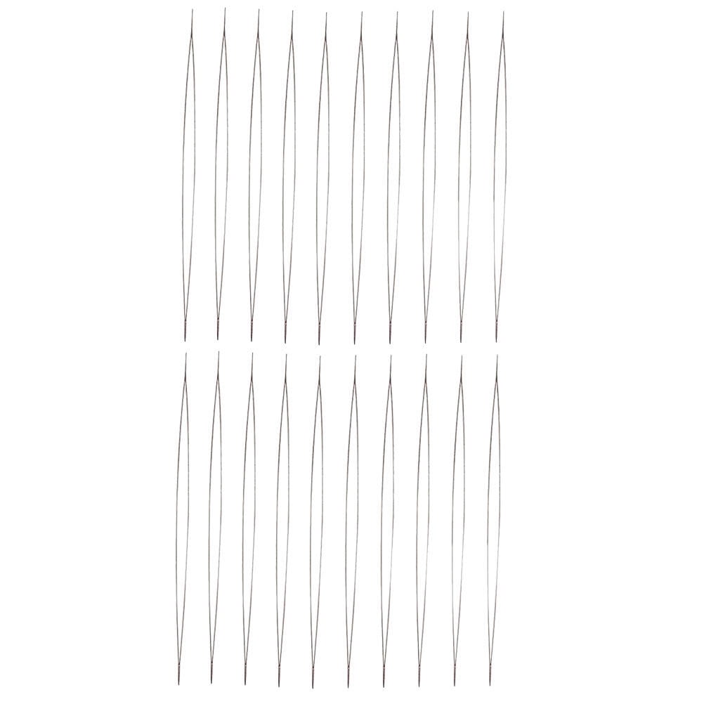 HOKARUA 20Pcs Thread Sewing Needles Opening Big Eye Bead Needles DIY Hand Tools
