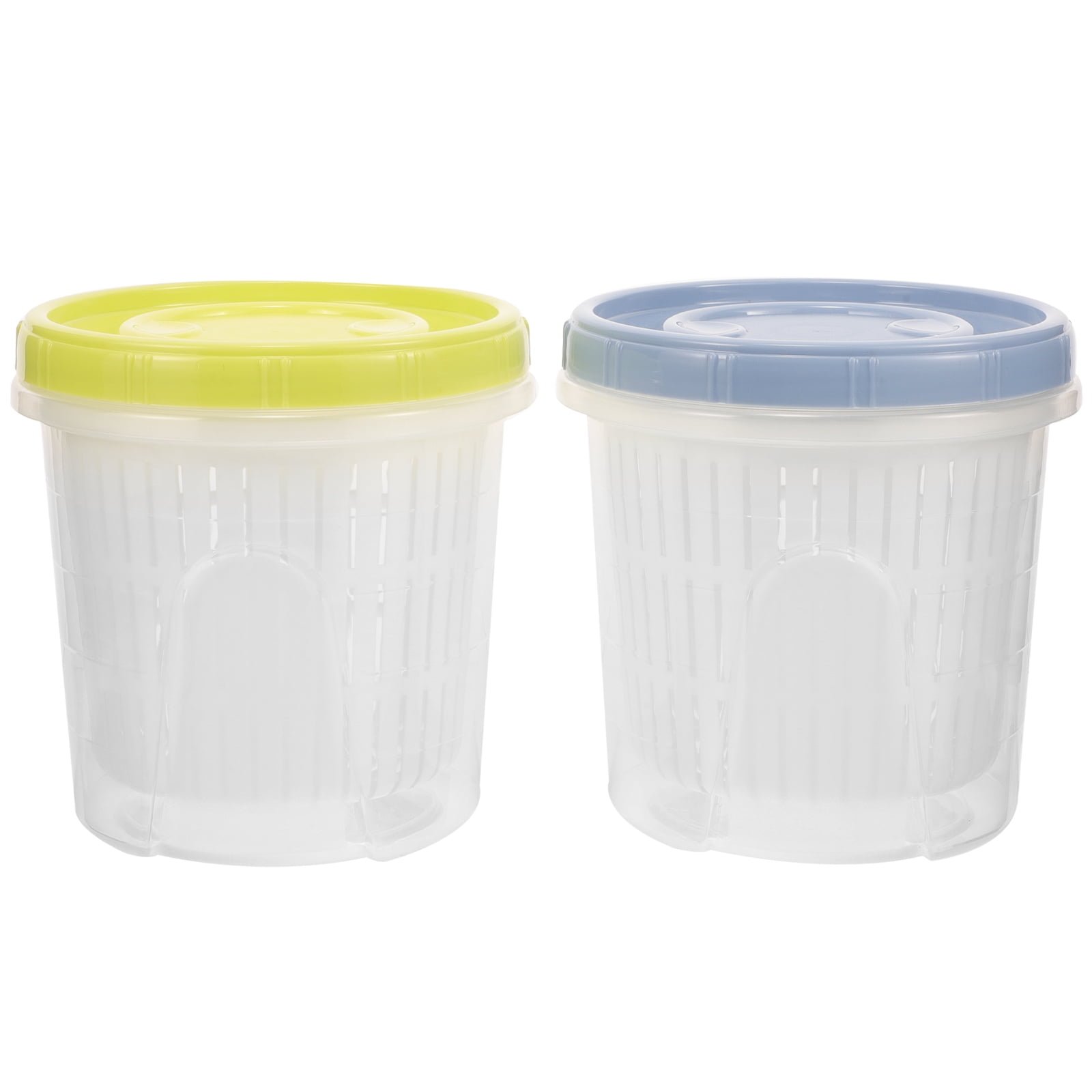 HOKARUA 2pcs Pickle Jar With Strainer Insert Pickle Storage Container