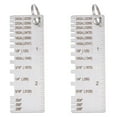 HOKARUA 2pcs Weld Inspection Gauge Thickness Sheet Metal Gauge