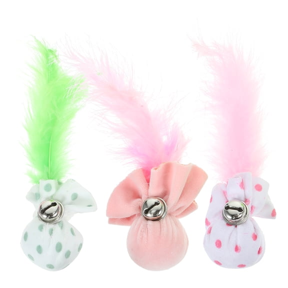 CRAFTHROU Small Animal Enrichment Toys Pink 3Pcs