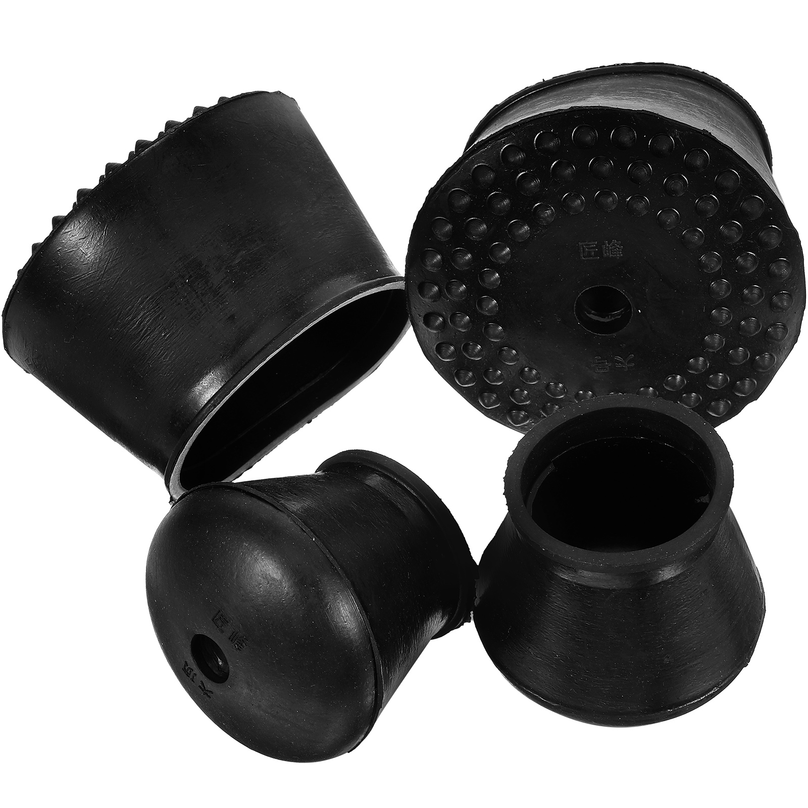 HOKARUA 4pcs Rubber Ladder Feet Pads Ladder Foot Covers Replacement