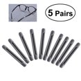 thumbnail image 1 of CRAFTHROU Eyeglasses Ear Grips Comfortable Use Silicone 5 Pairs, 1 of 10
