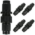 HOKARUA 5 sets of Plastic Garden Hose Connector Male and Female Hose