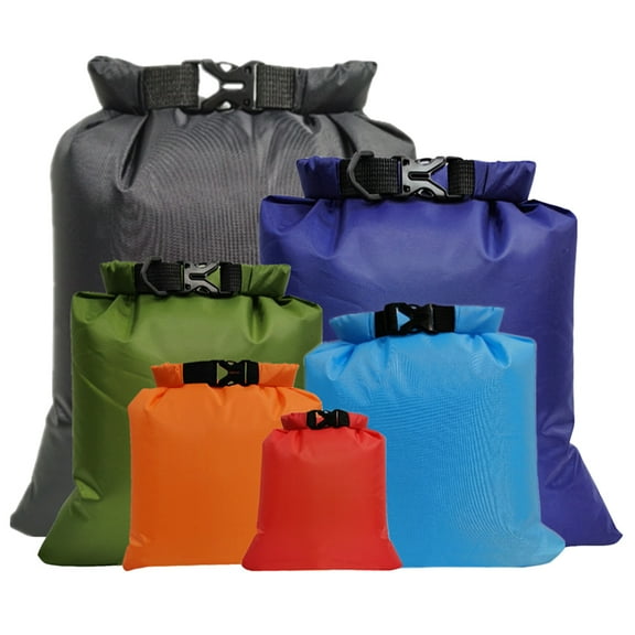 CRAFTHROU Waterproof Compression Sack Assorted Color 6Pcs 11.8X9.4In