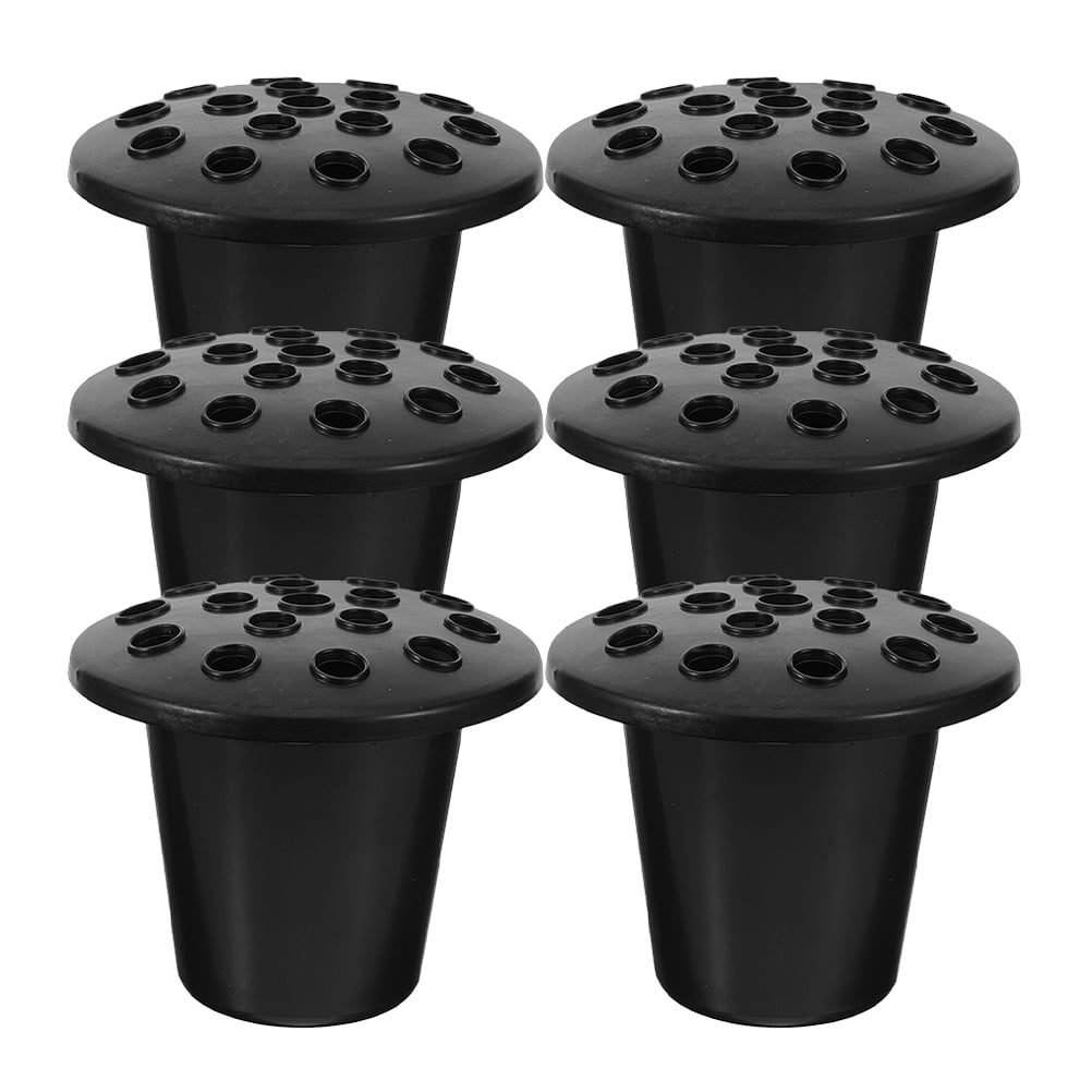 HOKARUA 6pcs Memorial Vase Cemetery Grave Flower Holder Graveyard