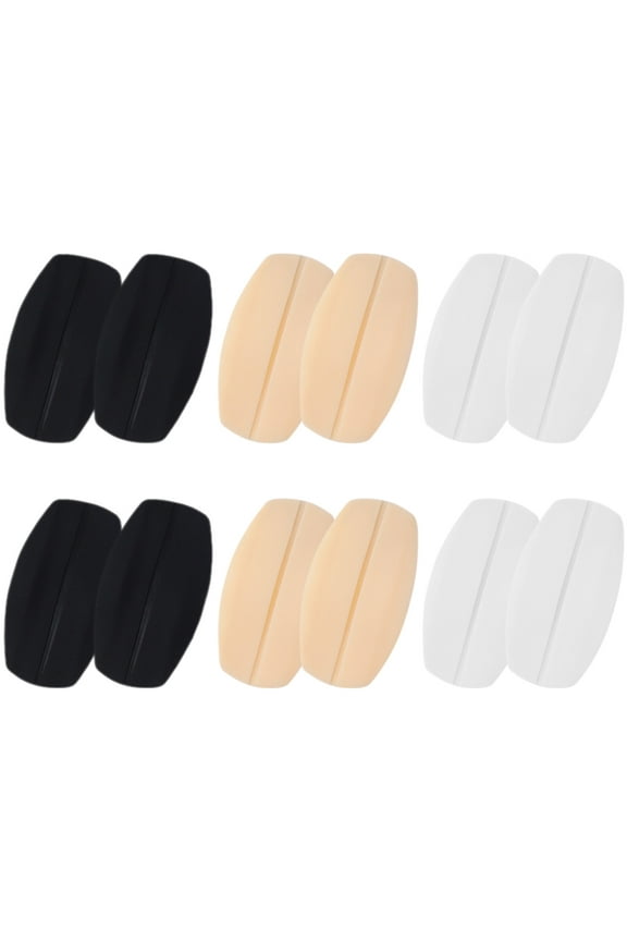6pcs Silicone Shoulder Pads Strap Cushions Bra Strap Holder Bra Strap Cushion