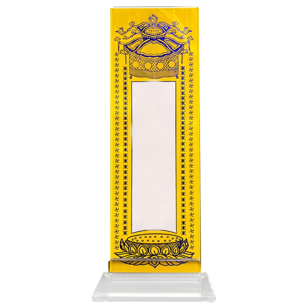 HOKARUA Ancestor Memorial Tablet Base Memorial Tablet Acrylic Holder
