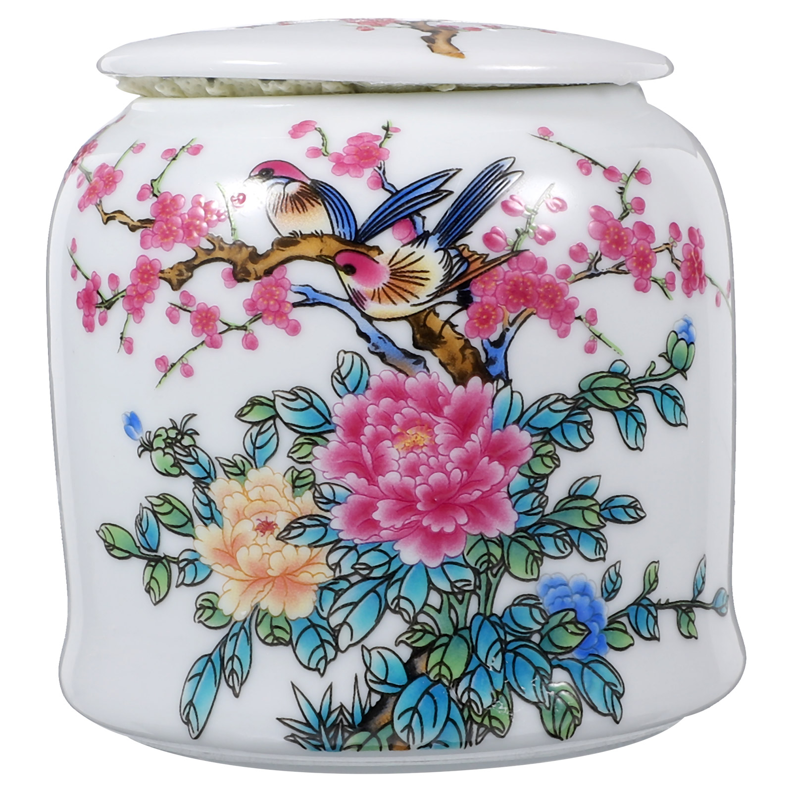 HOKARUA Ceramic Tea Jar Vintage Tea Storage Container Loose Tea Storage