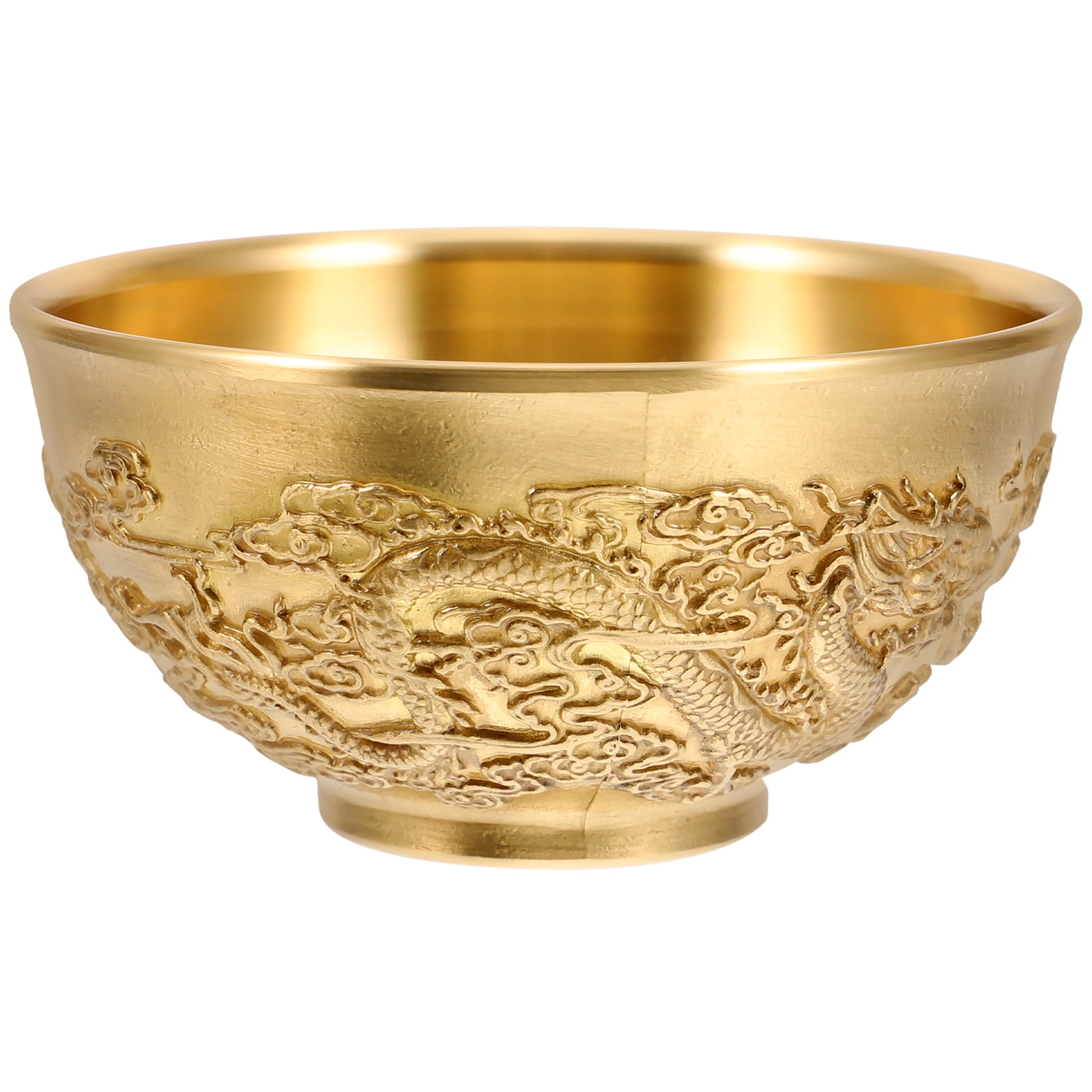 CRAFTHROU Decorative Bowl Brass Business Partners present Item 1Pcs 3.3x3.3x1.7in