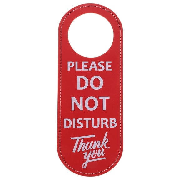 HOKARUA Do Not Disturb Door Sign Please Knock Room Sign Door Knob Sign Double Sided Door Hanger Sign