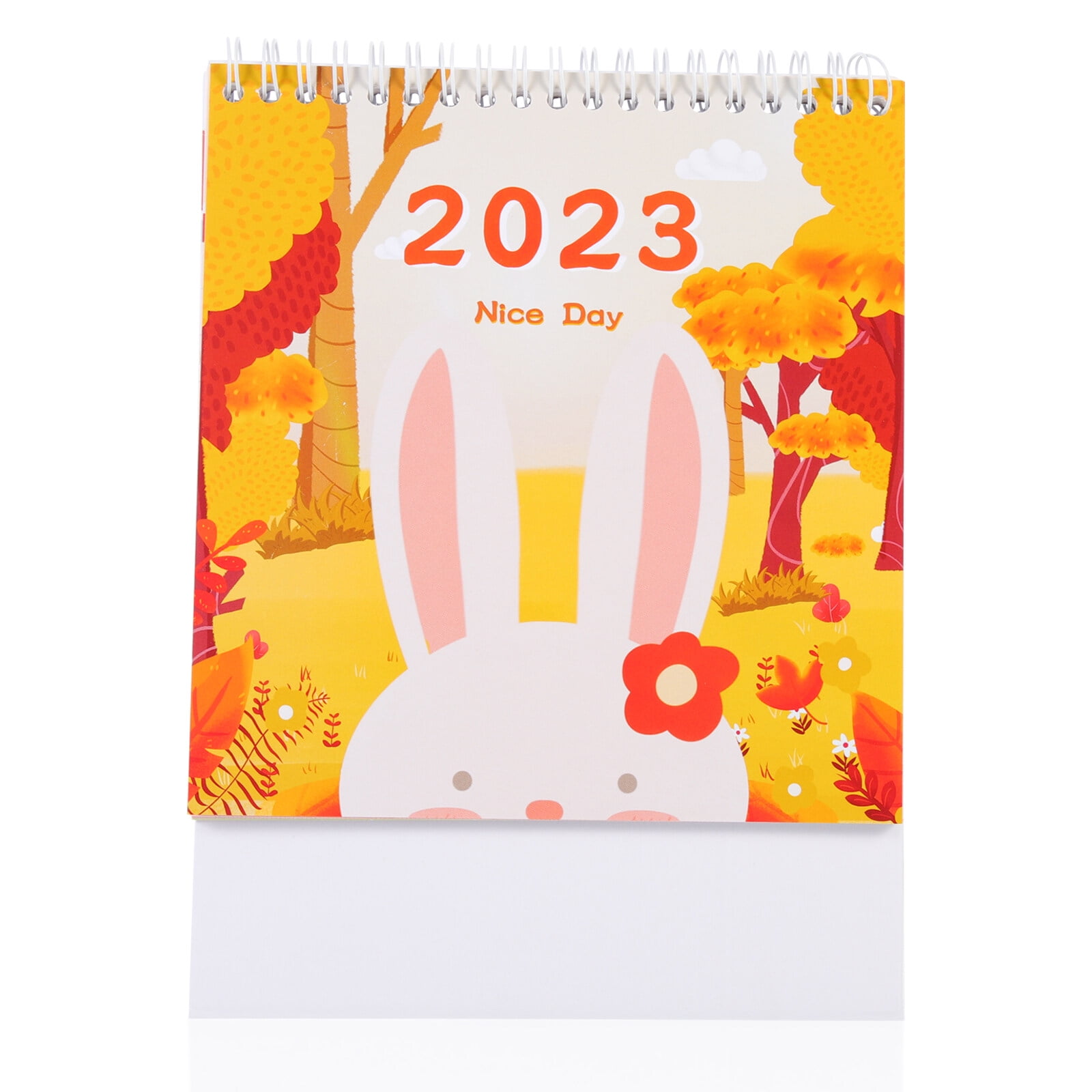 HOKARUA Fresh Calendar Countertop Calendar Plan Schedule Calendar Desk