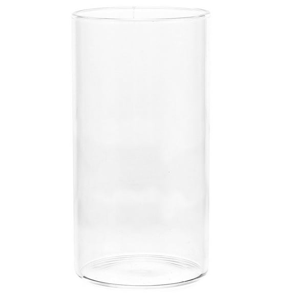 HOKARUA Glass Candle Chimney Holder with Glass Shade, Pillar Candle Holder, Candle Cup for Home Decor