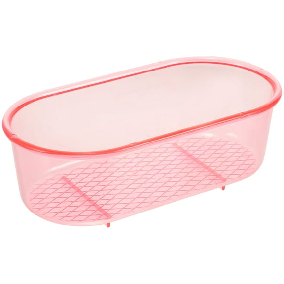 HOKARUA Parrot Plastic Bath Box Parakeet Small Pet Bird Bathing Tub Bird Cage Bath Accessory