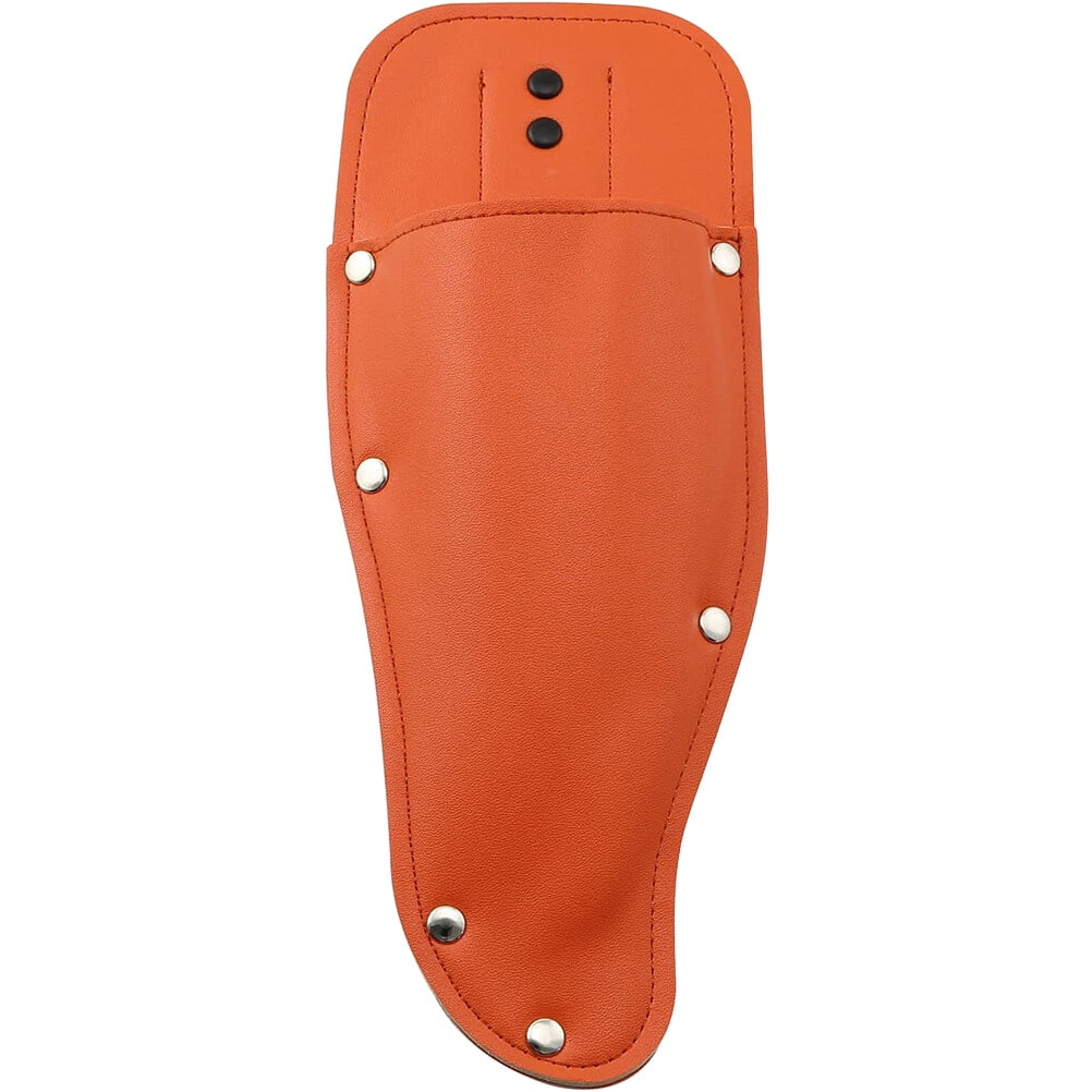 2-Pack Leather Garden Pruner Sheath - PU Leather Protective Case For Pruning Shears & Tools, Black & Brown