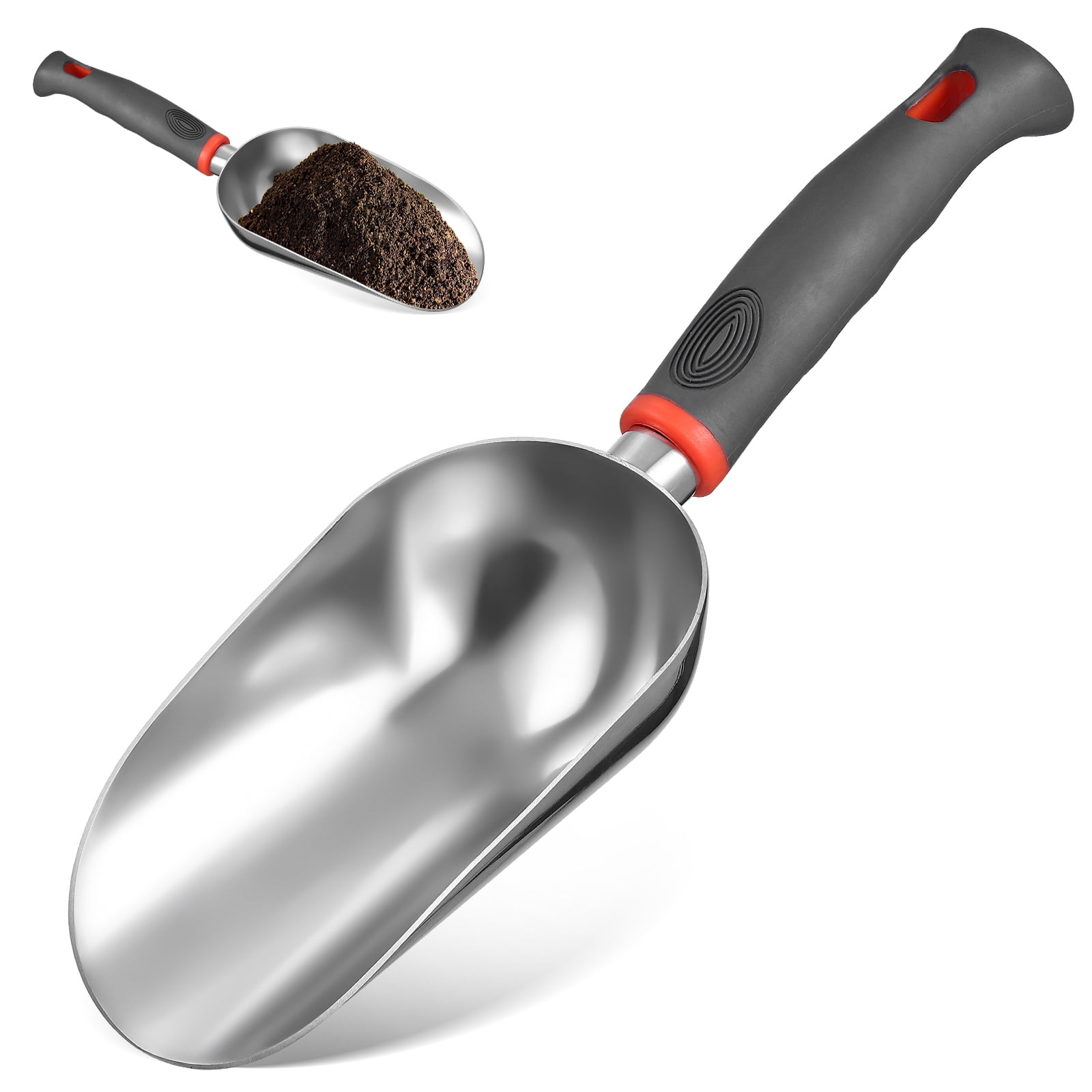 HOKARUA Soil Scoop Ice Scoop Garden Shovel Metal Ice Scoop Hand Shovel ...