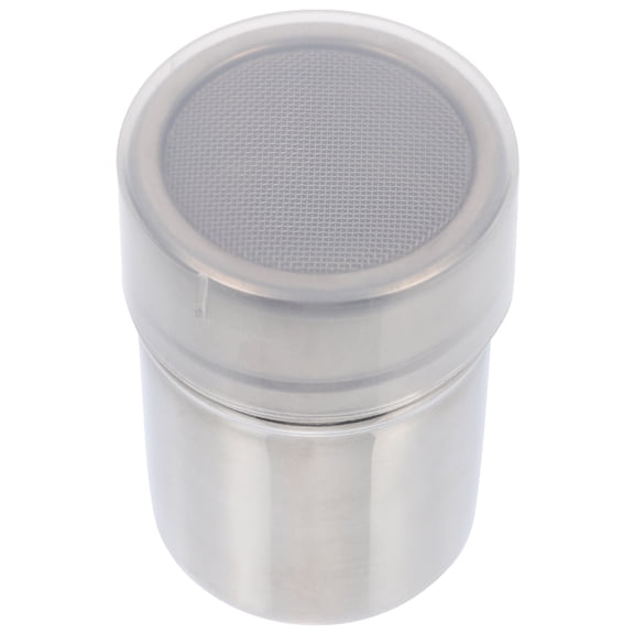 Shaker Lid Pepper Coffee Sugar Dredges Steel Jar Sifter Flour Dispenser Mesh Dredger Stainless Can Cocoa Salt Shakers