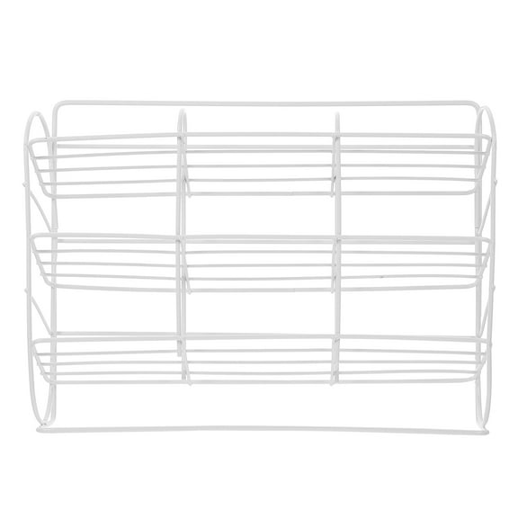 CRAFTHROU Rectangular Sock Organizer White Iron 1Set