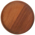 thumbnail image 1 of HOKARUA Wooden Plate Fruit Serving Tray Round Wooden Tray Wood Serving Platter Wood Plate Jewelry Tray, 1 of 10